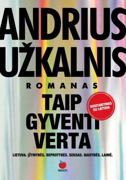 Taip gyventi verta — viršelis
